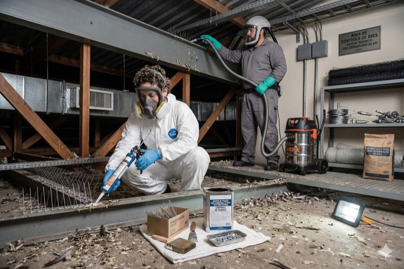 Controle de pombos Solution Desentupidora